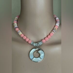 18-1/2 inch Choker Mixed bead necklace NWOT